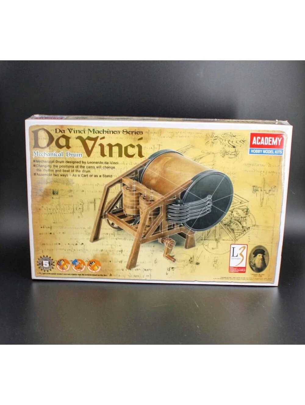 7 Academy Da Vinci Machines Series Model Kits Leonardo L3 Sealed